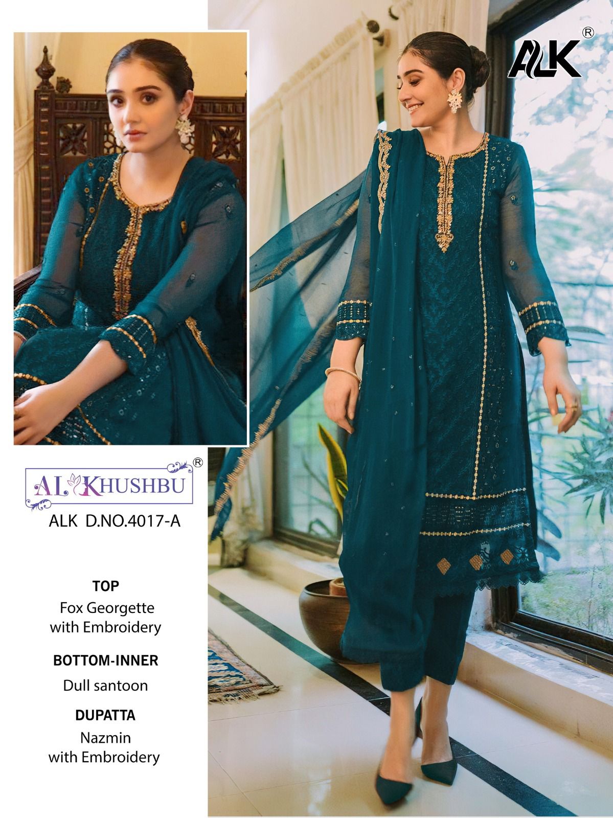 Alk Khushbu Suhana Vol 2 Wholesale Georgette Pakistani Suit Catalog